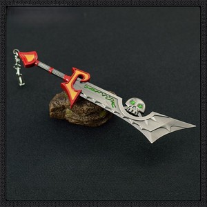 Modèle d'arme de l'Émissaire de la Cendre du jeu Warcraft, artisanat en métal, jouet pour enfants, décoration, couteaux de cuisine, aiguiseur de couteaux - Product Image 3