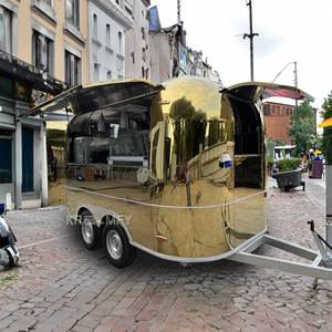 Outdoor Mobile Coffee Concession Wholesale Ice Cream Cart Van <b>Trailer</b> Hot <b>Dog</b> Food Truck - Product Image 4