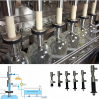 500ml petite machine de remplissage et de capsulage de bouteille d'alcool de liqueur de vin Vodka pour bouteille