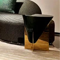 EKAR FURNITURE-Table d'Appoint Moderne en Bois avec Design Européen Simple, Tables Basses Solides pour Salle à Manger, Maison et Chambre à Coucher, Disponible