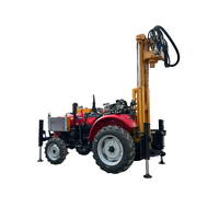 Foreuse hydraulique diesel de type tracteur Top Brand FY-300T pour puits domestiques, avec moteur, boîte de vitesses et pompe – Max.