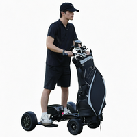 Skuter Golf Listrik ES1388 Pro Golf Cart Lipat 4 Roda Troli Golf 1600W Motor Ganda Belakang Baterai Lithium Langsung dari Pabrik