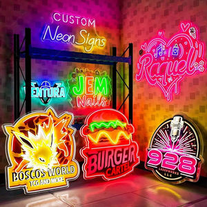 Panneau lumineux <span class=keywords><strong>à</strong></span> impression UV personnalisé Éclairage mural pour décoration Étiquette de marque Logo néon Éclairage mural pour votre entreprise - Product Image 5