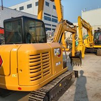 Mini-excavatrice compacte Cat 305.5E2, fonctionnement flexible pour les zones de travail étroites
