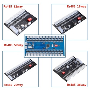 Carte de contrôle de serrure intelligente 18 voies RS485 avec réseau TCP, prise en charge de la personnalisation OEM et du logo VE-B-RS485-18W - Product Image 2