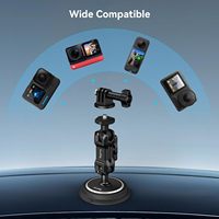  Support magnétique pour GoPro avec ventouse 2 en 1 pour extérieur, compatible GoPro, Insta360 et téléphone 4466