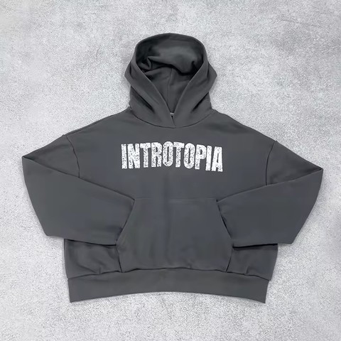 Cotton Heavyweight Oversized Printed Hoodie