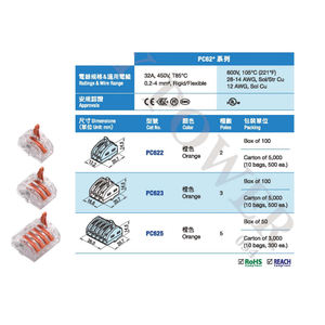 Qualité garantie <span class=keywords><strong>HeavyPower</strong></span> PC622 Contact cuivre libérable PC/boîtier en Nylon Application d'alimentation connecteurs de fil pour l'exportation - Product Image 2