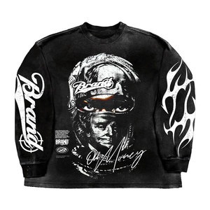 Sudaderas Personalizadas con Bordado para Hombre, Mezcla de Algodón, Cuello Redondo, Manga Larga, Ropa Casual Premium, Sudaderas Deportivas - Product Image 2