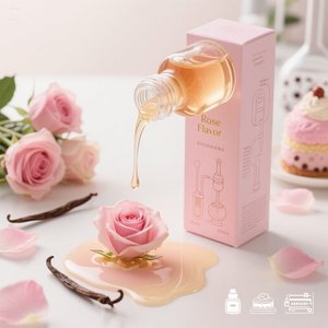 Sabor de rosa de qualidade alimentar 1KG 5KG 10KG/essência de rosa para alimentos líquidos sabores de alimentos