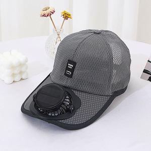 Sombrero con Ventilador Solar Maxfree al por Mayor, USB, para Exteriores, Montañismo, Pesca, Protección Solar, de Poliéster, 600mAh, Gran Capacidad - Product Image 1
