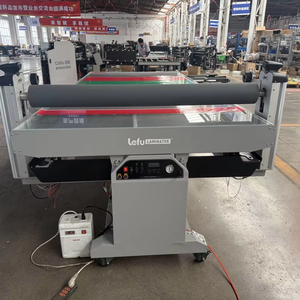 Laminateur semi-automatique à plat LeFu LF1732-B4 avec applicateur chauffant 60°C pour la lamination de films, papier, plastique, bois et panneaux de signalisation - Product Image 1