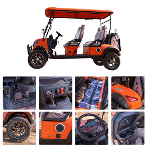 Voiture <span class=keywords><strong>de</strong></span> golf tout-terrain <span class=keywords><strong>de</strong></span> haute qualité à <span class=keywords><strong>4</strong></span> <span class=keywords><strong>places</strong></span> avec batterie au lithium et auvent <span class=keywords><strong>de</strong></span> pluie, adaptée aux terrains <span class=keywords><strong>de</strong></span> golf - Product Image 5