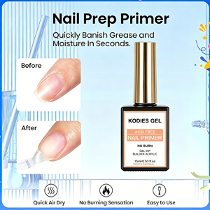 Base Coat Écologique Sans Acide OEM, Préparateur d'Ongles, Formule Adhésive Sans HEMA pour Ongles en Gel Acrylique, Personnalisation Privée - Product Image 1