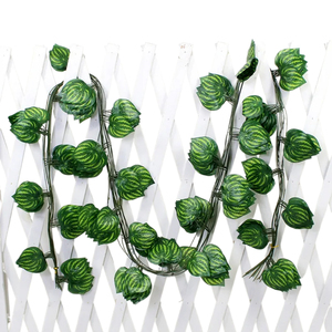 Hot bán mô phỏng cây leo mây nhựa lá hoa nhân tạo trang trí nội thất Ivy nho - Product Image 1