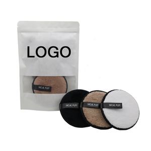 Tampon démaquillant réutilisable en forme de cœur, bouffant de maquillage, rose, <span class=keywords><strong>lavable</strong></span>, en <span class=keywords><strong>coton</strong></span> microfibre - Product Image 2