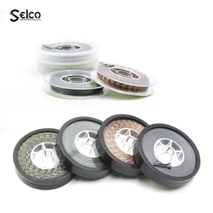 Selco 10Meter 25Lbs Membuat Sinking Braided Line Inti Pancing Ikan Mas Rig untuk Memancing Ikan Mas