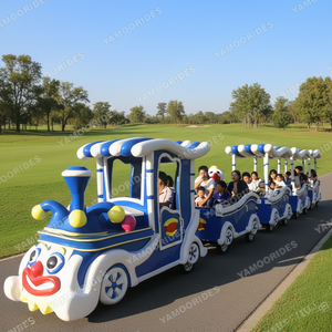 Tren Mini Eléctrico sin Rieles a Batería para Atracciones y Recorridos Turísticos en Centros Comerciales y Parques Temáticos - Product Image 2