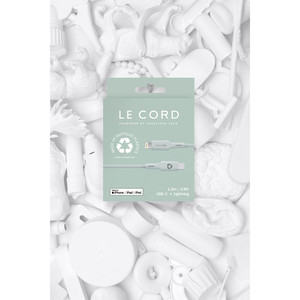 Cable Lightning a Tipo C para iPhone, 1.2 Metros, Hecho de Plásticos Reciclados, Color Pino Pálido - Product Image 2