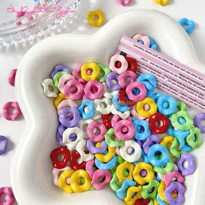 Paquete de Material para Manualidades con Cuentas Onduladas de Colores Pastel, Versátiles, Hechas a Mano, para Hacer Pulseras, Collares, Pendientes y Accesorios para el Cabello - Product Image 1