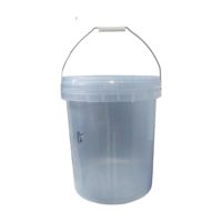 Emballage chimique vide scellé à l'alcool de tambour en plastique épais de pp 25 L kg pour des seaux et des barils de tambours d'émulsion de peinture