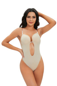 Faja Moldeadora al por Mayor: Body Invisible con Tanga y Escote Pronunciado en U para Levantamiento de Glúteos - Product Image 5