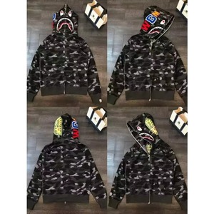 Sweat-shirts à capuche zippés camouflage requin 2026 – 100 % coton, unisexe, streetwear, haute qualité - Product Image 2