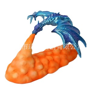 Fire Breathing Dragon Night Light Resin Craft Led Desk Lamp Warm White Light Tap <b>Control</b> <b>USB</b> Powered Home Decor Gift - Product Image 5