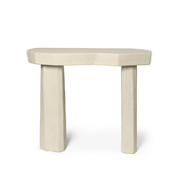 Table console en marbre massif naturel, prix de gros d'usine chinoise KUMUSI, pour salon, hôtel et villa, taille personnalisable