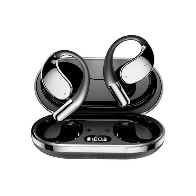 Ai Translation Hanging Open Ear True Wireless Earbuds HI-FI Stereo Sound Digital Display ANC Noise Cancelling Sports Earphones