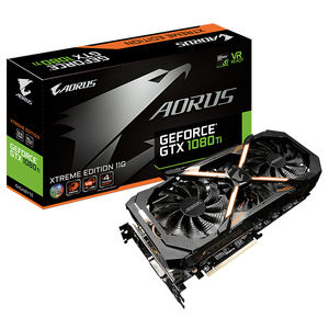 <span class=keywords><strong>NVIDIA</strong></span> GIGABYTE AORUS GeForce GTX 1080 Ti Xtreme Edition 11G Usato Scheda grafica con 11GB GDDR5X 352-bit di Interfaccia di Memoria - Product Image 1