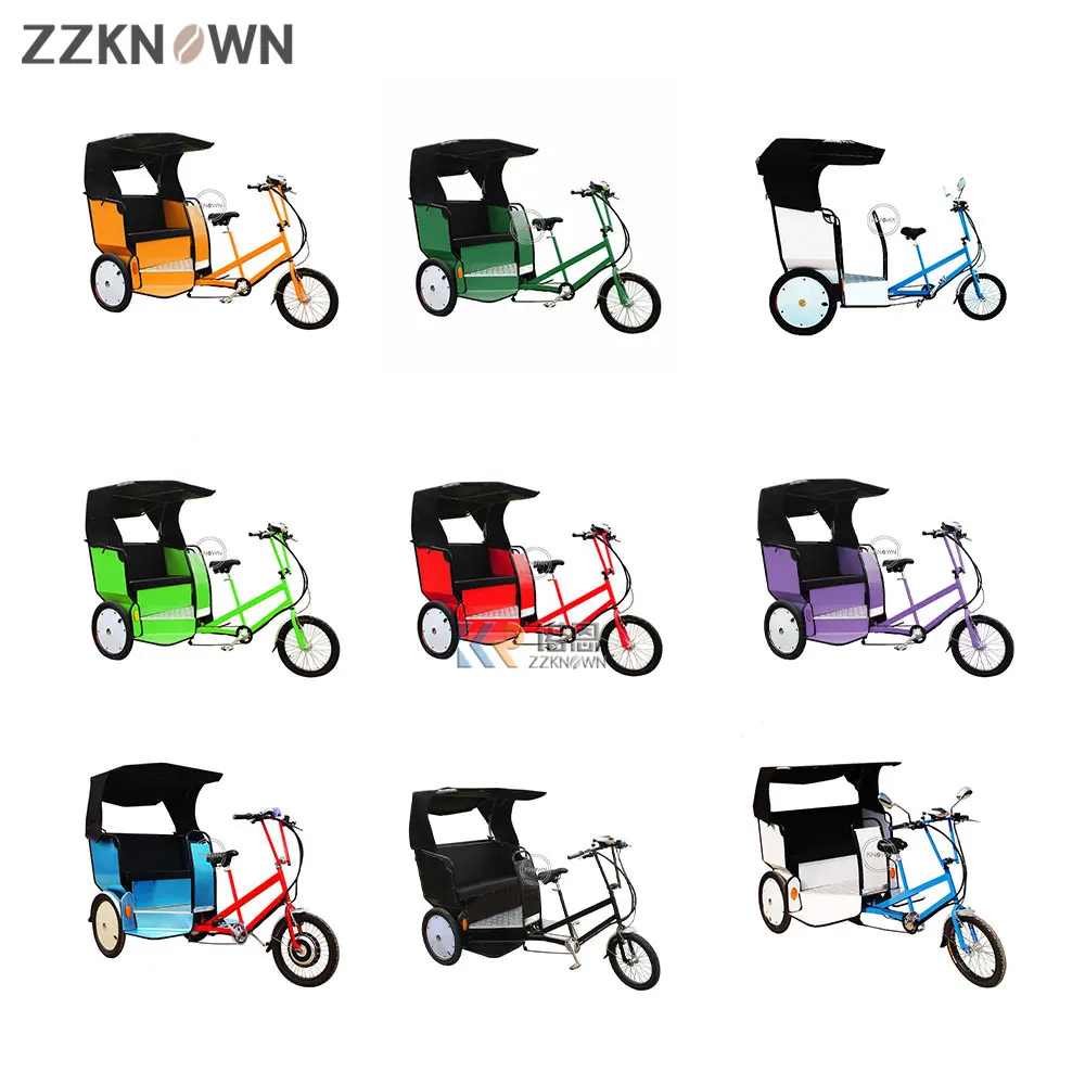 2022 Neues Design Personen transport Dreirad Elektrische Rikscha 3 Räder Taxis Pedicab Rikscha Hersteller