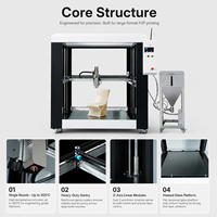 Imprimante 3D industrielle FGF à granulés, nouvelle, directe usine, 1,2 m, volume d'impression 1200x1200x1200mm, système d'alimentation indépendant USB, cadre ouvert