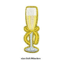 Patchs brodés thermocollants pour mariage et fête nuptiale, motif diamant scintillant, pour vêtements, casquettes et sacs