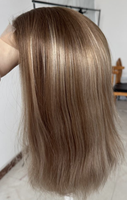 Prothèse capillaire médicale en soie, entièrement nouée à la main, sans colle, en cheveux humains vierges chinois, respirante et antidérapante, pour l'alopécie et la perte de cheveux