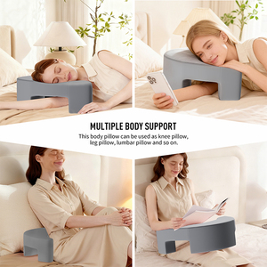 Groothandel Volwassenen Zijslaper Kussen met Armopening Ergonomisch Traagschuim voor Nek- & Schouderpijnverlichting Wasbaar - Product Image 2
