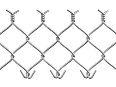 Galvanized Hole Cyclone 60x60 50ft Pvc Coated Chain Link Fencing High 1.8m