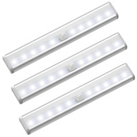 Lampe de nuit LED intelligente à détection humaine, alimentée par batterie, rechargeable, à fixation magnétique, pour armoire, garde-robe, lumière moderne minimaliste