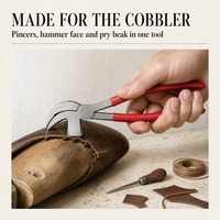 Pince à souder de cordonnier 8 pouces en acier au carbone, outil de maroquinerie et de fabrication de chaussures, personnalisable OEM
