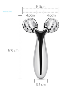 In acciaio inox ABS oro o argento bellezza del corpo viso rullo <span class=keywords><strong>per</strong></span> le donne sbiancamento caratteristica <span class=keywords><strong>per</strong></span> il viso o il massaggio del corpo - Product Image 6