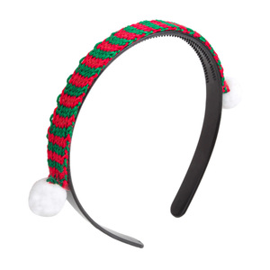 Serre-tête de Noël Hua Liyu avec pompon en fil rouge, coiffe pour femme, style frais et doux - Product Image 3