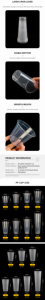 Wholesale Disposable PP 9/12/14/16/20/22/24/32oz Hot and Cold <b>Drinking</b> <b>Plastic</b> Injection Cup with Lid and <b>Straw</b> Customized Logo - Product Image 4