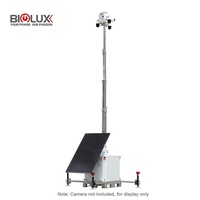 Torre de CCTV Solar Móvil BIGLUX HiTOWER para Áreas Exteriores, Sitios de Construcción y Estacionamientos