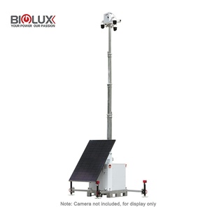 สถานีกล้องวงจรปิดเคลื่อนที่พลังงานแสงอาทิตย์ BIGLUX HiTOWER สำหรับพื้นที่กลางแจ้ง ไซต์ก่อสร้าง และลานจอดรถ - Product Image 1