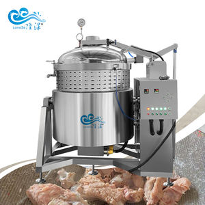 <span class=keywords><strong>Olla</strong></span> a Presión Industrial de Acero Inoxidable con Inclinación de 300L <span class=keywords><strong>para</strong></span> Procesamiento de Carne, Precio de Fábrica LONGZE - Product Image 6