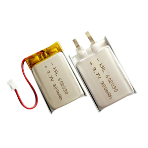맞춤형 602030 3.7V 300mAh 리튬 폴리머 배터리 웨어러블 및 IoT용 초박형 공장 직판 CE/UL KC 인증 - Product Image 1