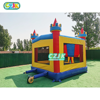 En Stock Moon Gonflable Moonwalk Jumper Bouncer Bouncy Castle Jumping Commercial 13*13 ft Colorful Bounce House Party Rentals