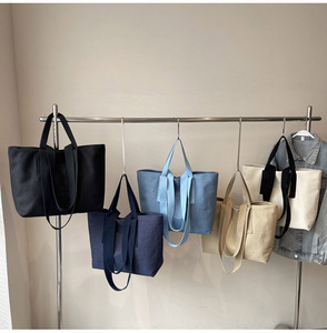 <span class=keywords><strong>Sac</strong></span> fourre-tout en toile de coton écologique décontracté 16 oz, couleur unie tendance, double poignée, <span class=keywords><strong>sac</strong></span> de shopping grande capacité, <span class=keywords><strong>sac</strong></span> à main en toile, logo personnalisé - Product Image 2