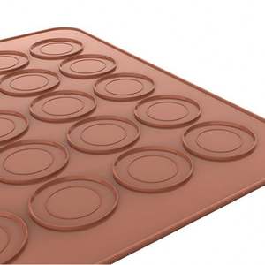 48 trous réutilisable Macaron tapis de cuisson gâteau dessert <span class=keywords><strong>silicone</strong></span> moule chocolat biscuits plateau - Product Image 2
