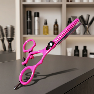 กรรไกรตัดผมแบบหมุนได้ ASAP BEAUTY PAKISTAN รุ่น Sustainable Swivel Thumb Matching Shear Thinner (5.0 นิ้ว) ชุดกรรไกรตัดผมดีไซน์แฟชั่นสำหรับช่างเสริมสวย - Product Image 3